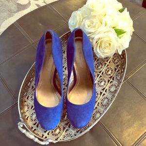 Sold! BCBGeneration Blue suede pumps